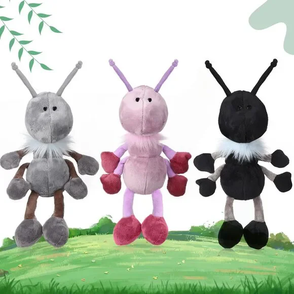 No Brand Toys Shappy 3 Pcs Ant Plush With Scarf Cuddly Stuffed Animal Soft Plush Toy Ants Plu Poshmark